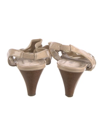 London Fog Patent Leather Gladiator Sandals