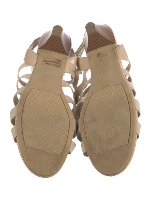 London Fog Patent Leather Gladiator Sandals