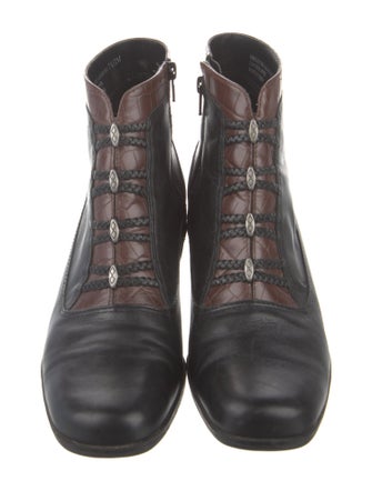 London Fog Leather Combat Boots