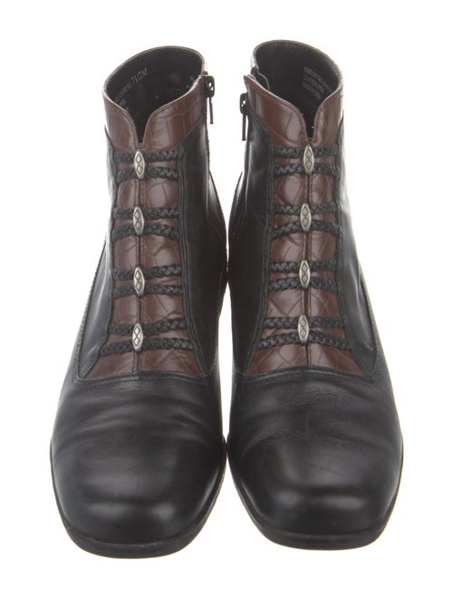 London Fog Leather Combat Boots