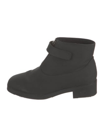 London Fog Canvas Lace-Up Boots