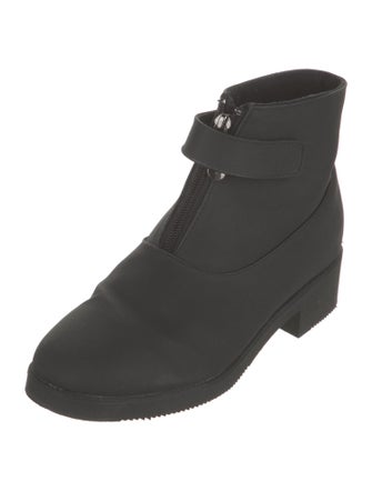 London Fog Canvas Lace-Up Boots