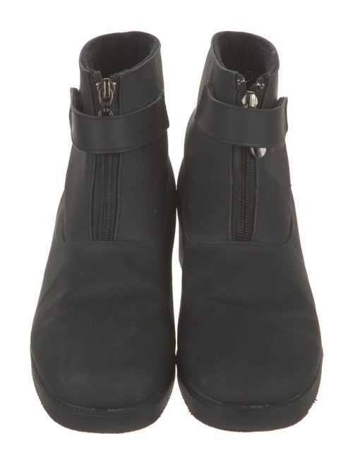 London Fog Canvas Lace-Up Boots