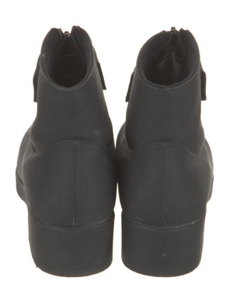 London Fog Canvas Lace-Up Boots