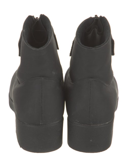 London Fog Canvas Lace-Up Boots