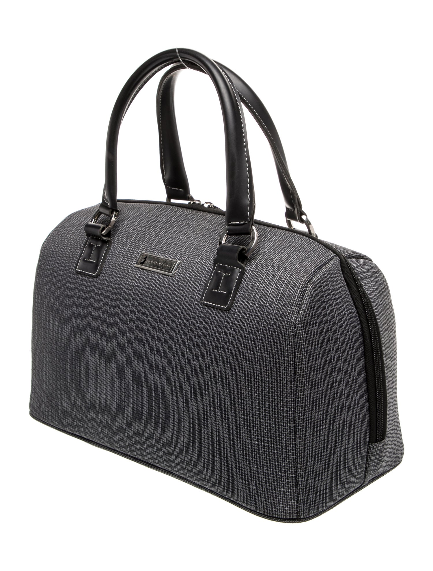 London Fog Canvas Top Handle Bag