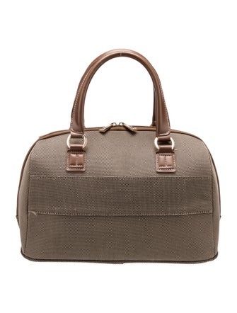 London Fog Canvas Top Handle Bag