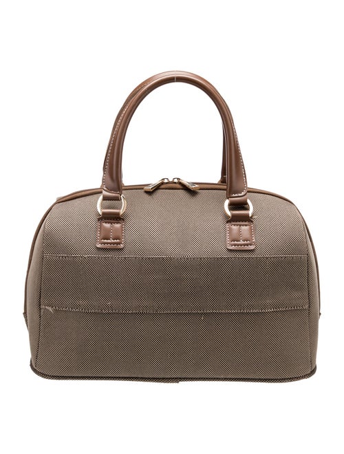 London Fog Canvas Top Handle Bag