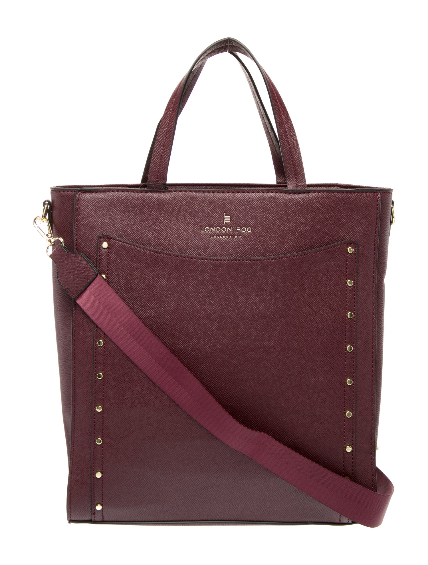 London Fog Leather Messenger Bag