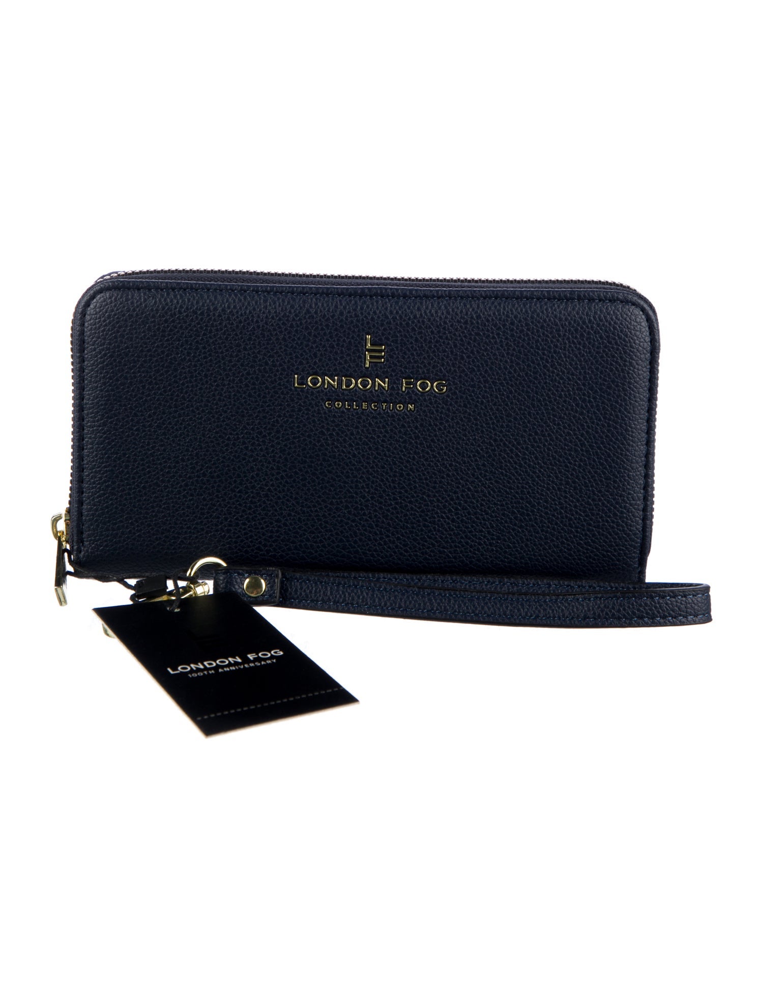 London Fog Leather Wristlet w/ Tags