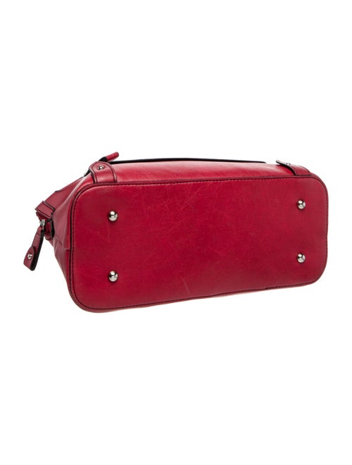 London Fog Leather Top Handle Bag