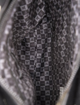 London Fog Vegetarian Leather Messenger Bag