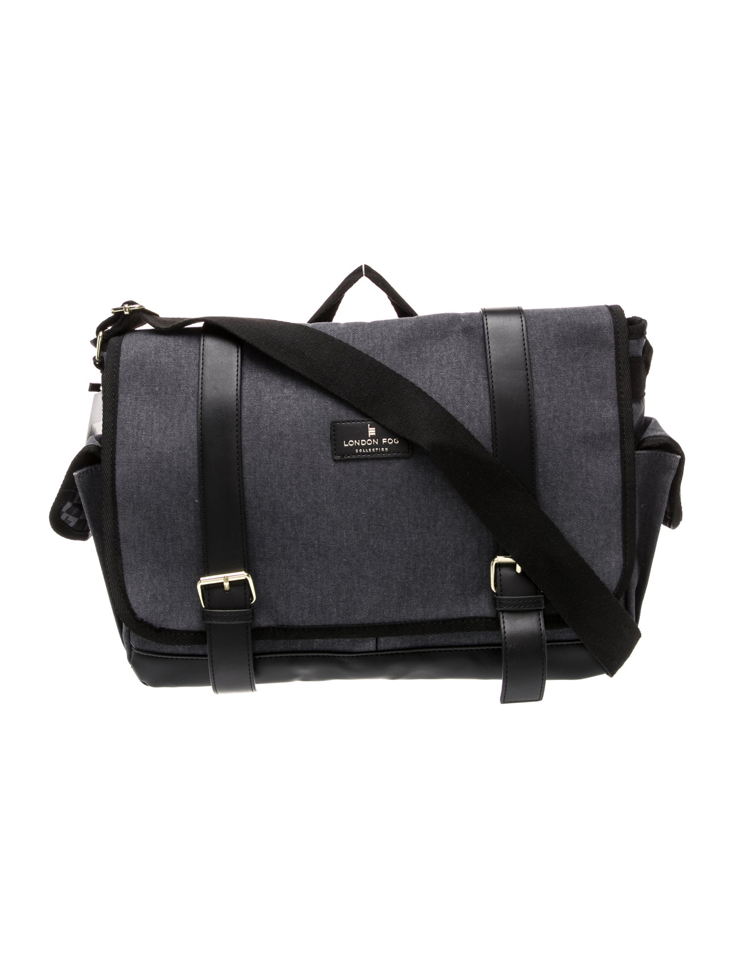 London Fog Canvas Messenger Bag