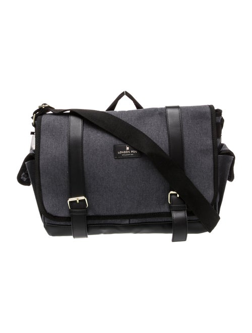 London Fog Canvas Messenger Bag