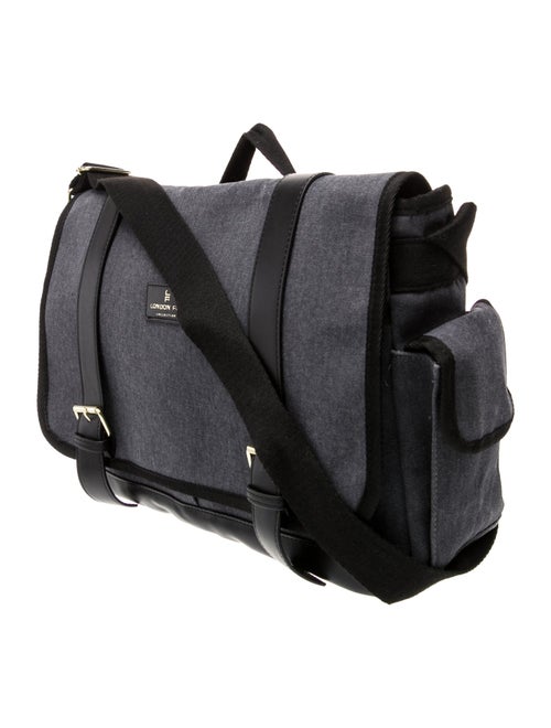 London Fog Canvas Messenger Bag