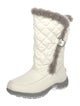 London Fog Faux Fur Trim Boots