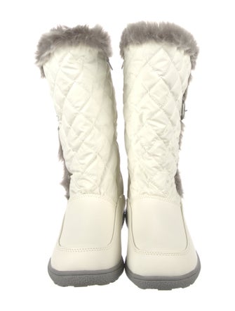 London Fog Faux Fur Trim Boots
