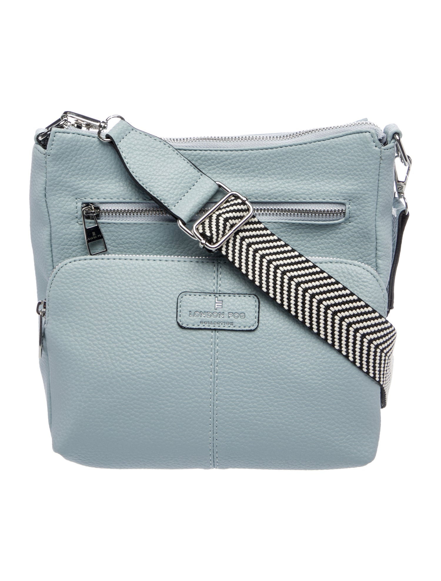 London Fog Leather Messenger Bag w/ Tags