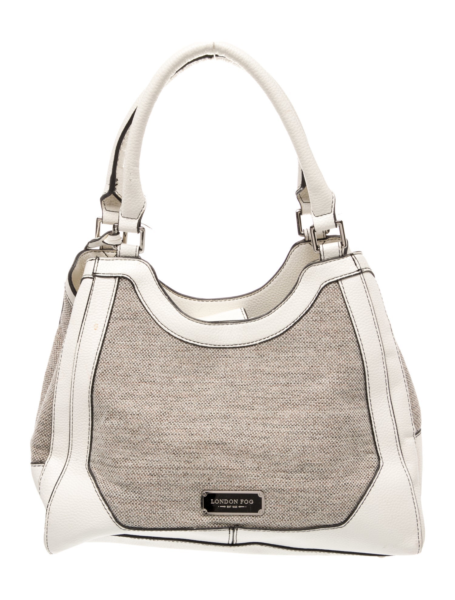 London Fog Leather Top Handle Bag
