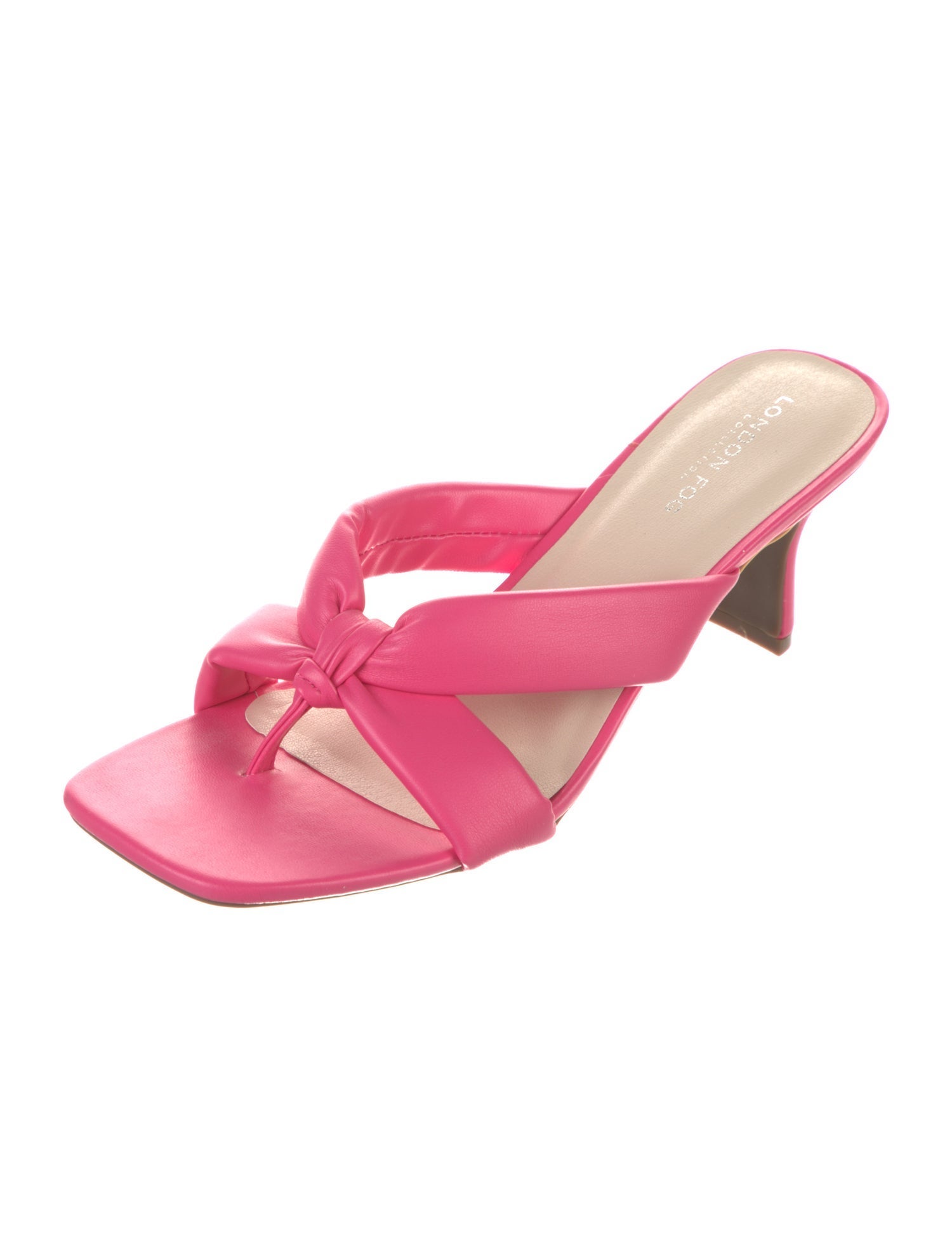 London Fog LOUELLE Leather Slides