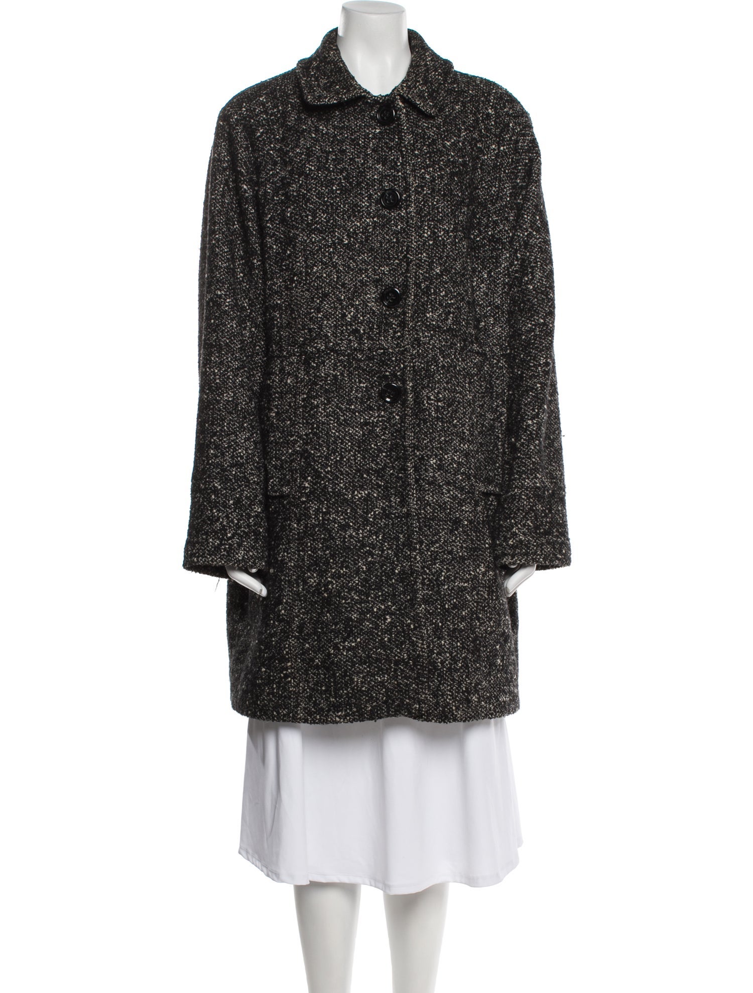 London Fog Tweed Pattern Coat