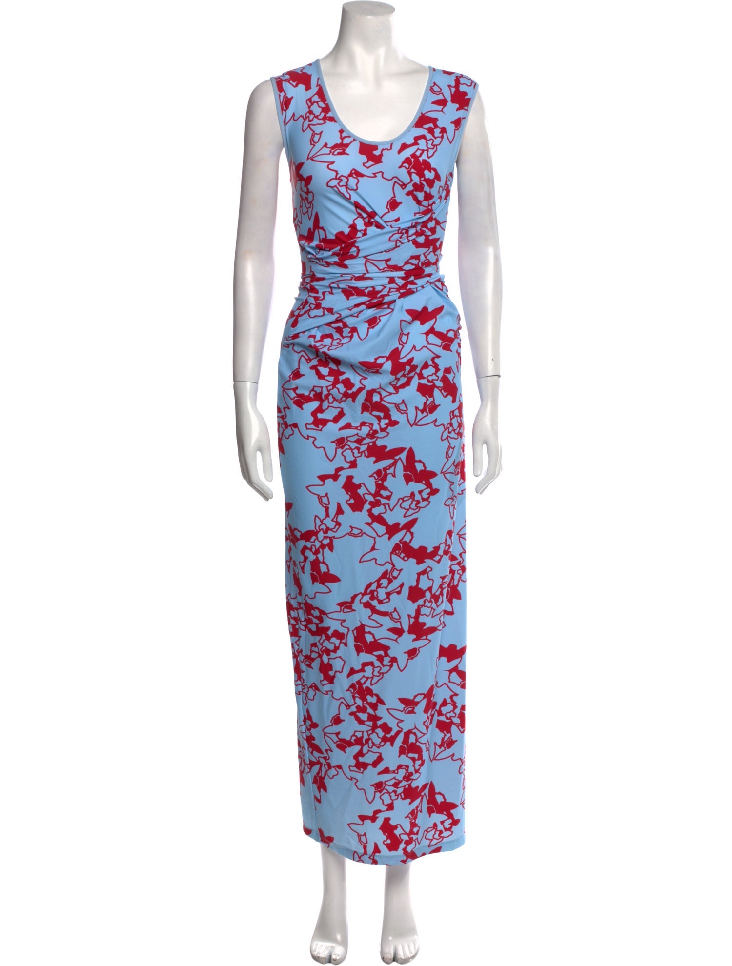 Loring Floral Print Long Dress