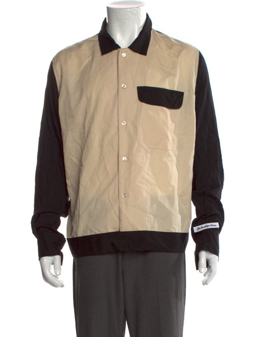 Life of Kings Colorblock Pattern Long Sleeve Shirt