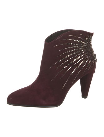 Lola Cruz Suede Printed Boots