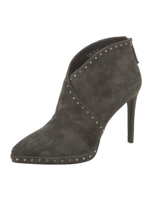 Lola Cruz Suede Studded Accents Mules