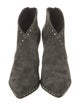 Lola Cruz Suede Studded Accents Mules