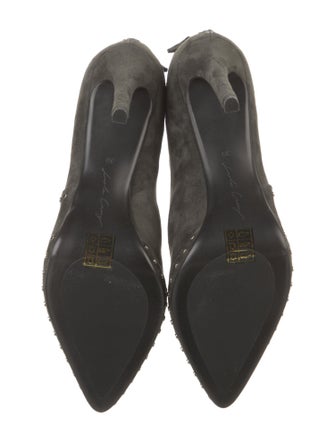 Lola Cruz Suede Studded Accents Mules