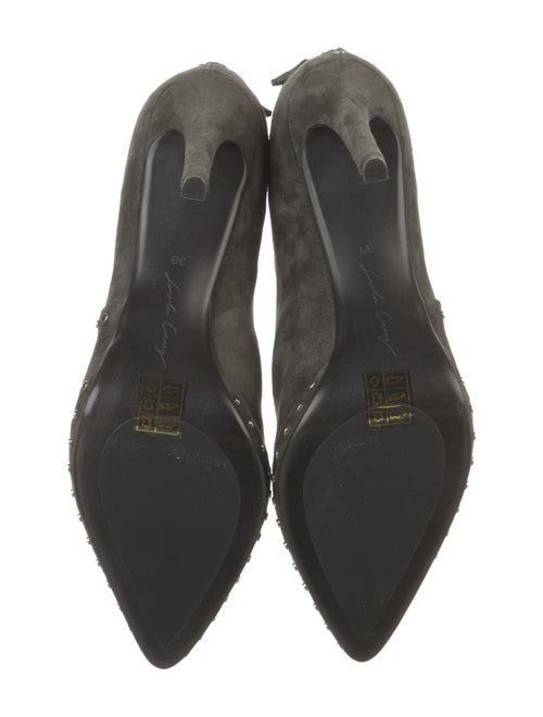 Lola Cruz Suede Studded Accents Mules