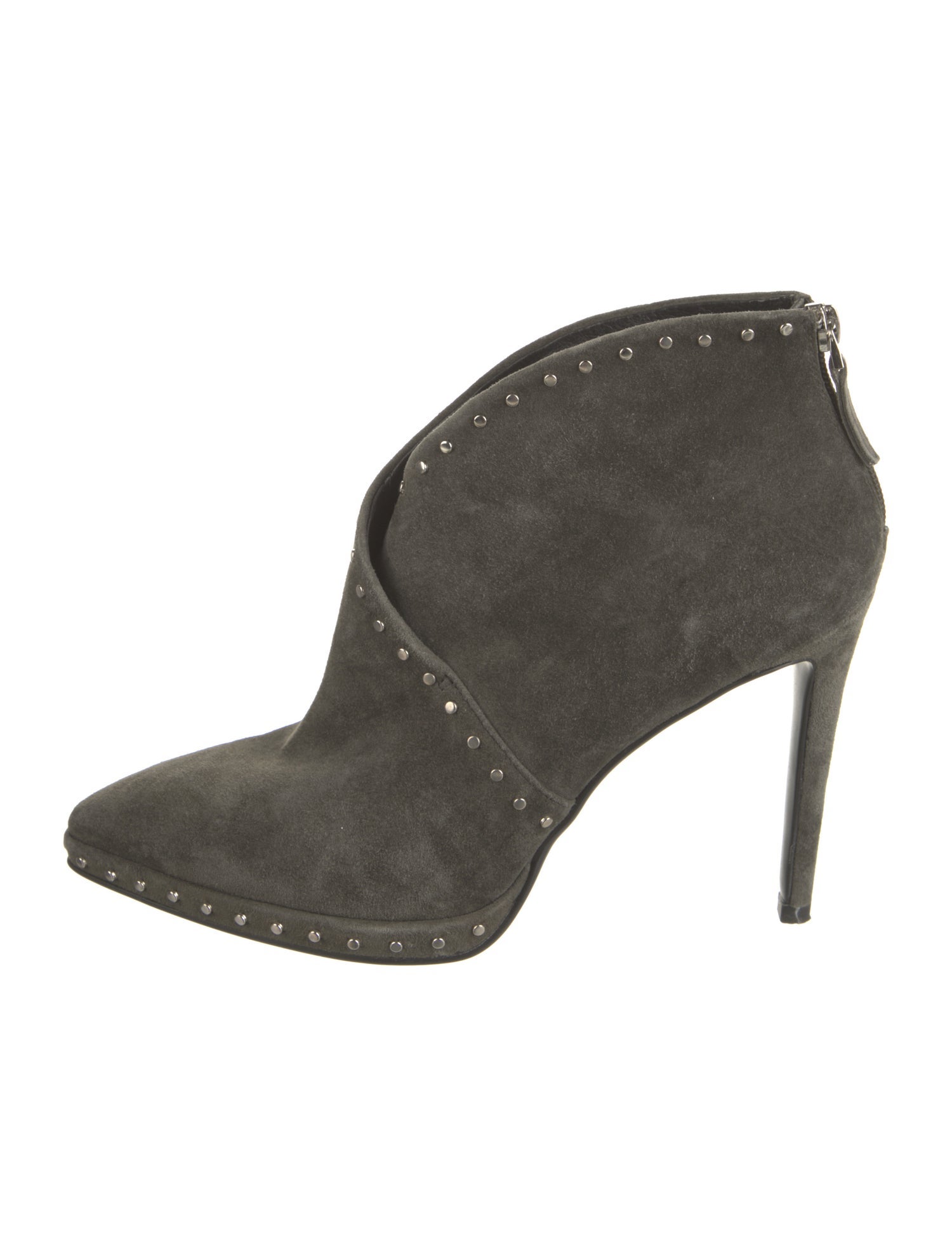 Lola Cruz Suede Studded Accents Boots