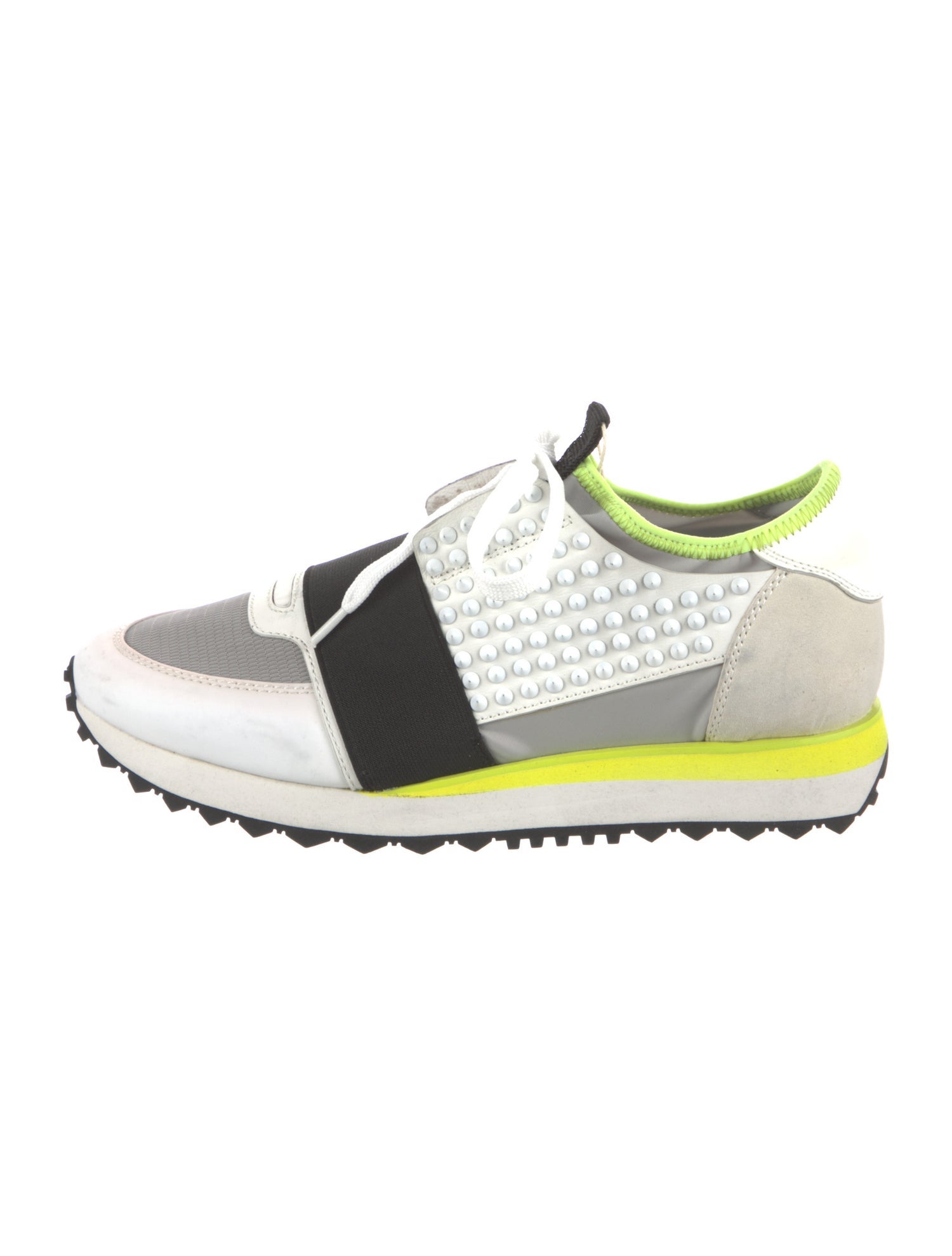 Lola Cruz Colorblock Pattern Athletic Sneakers