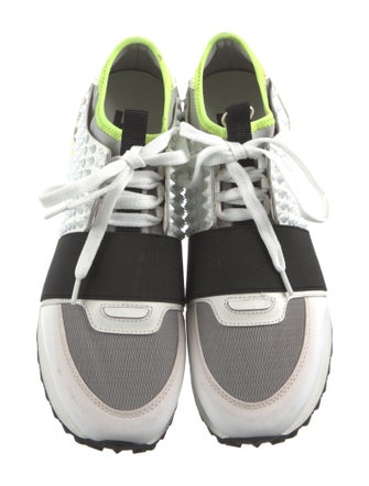 Lola Cruz Colorblock Pattern Athletic Sneakers
