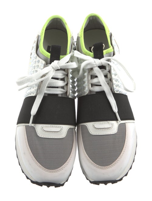 Lola Cruz Colorblock Pattern Athletic Sneakers