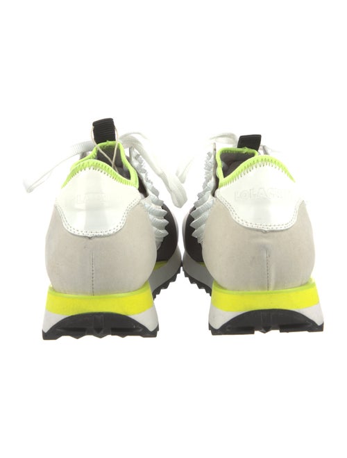 Lola Cruz Colorblock Pattern Athletic Sneakers