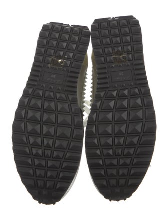 Lola Cruz Colorblock Pattern Athletic Sneakers