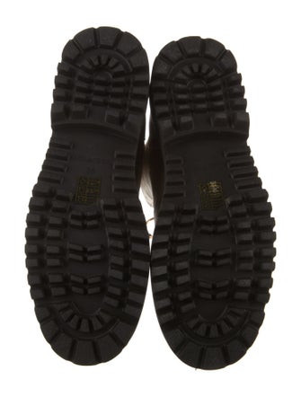 Lola Cruz Leather Combat Boots