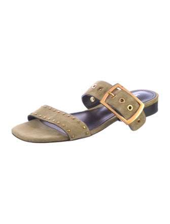 Lola Cruz Leather Slides