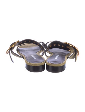 Lola Cruz Leather Slides