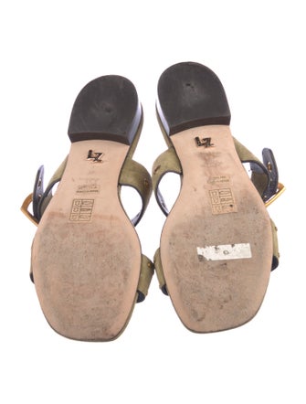 Lola Cruz Leather Slides