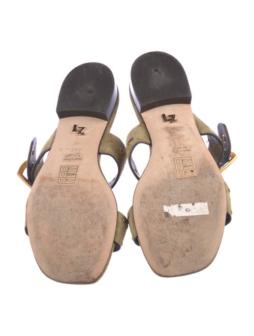 Lola Cruz Leather Slides