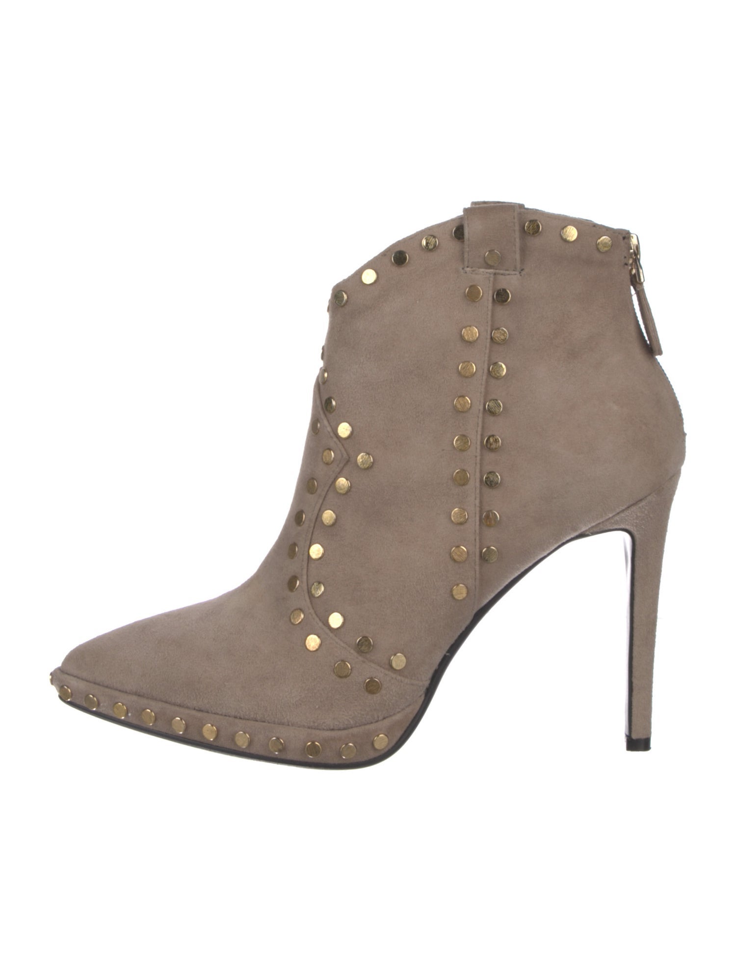 Lola Cruz Suede Studded Accents Boots