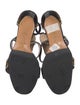 Lola Cruz Suede Printed T-Strap Sandals