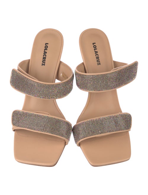 Lola Cruz Leather Slides