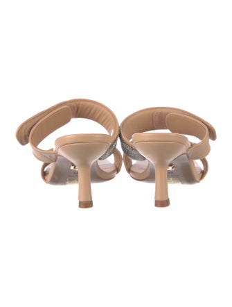 Lola Cruz Leather Slides