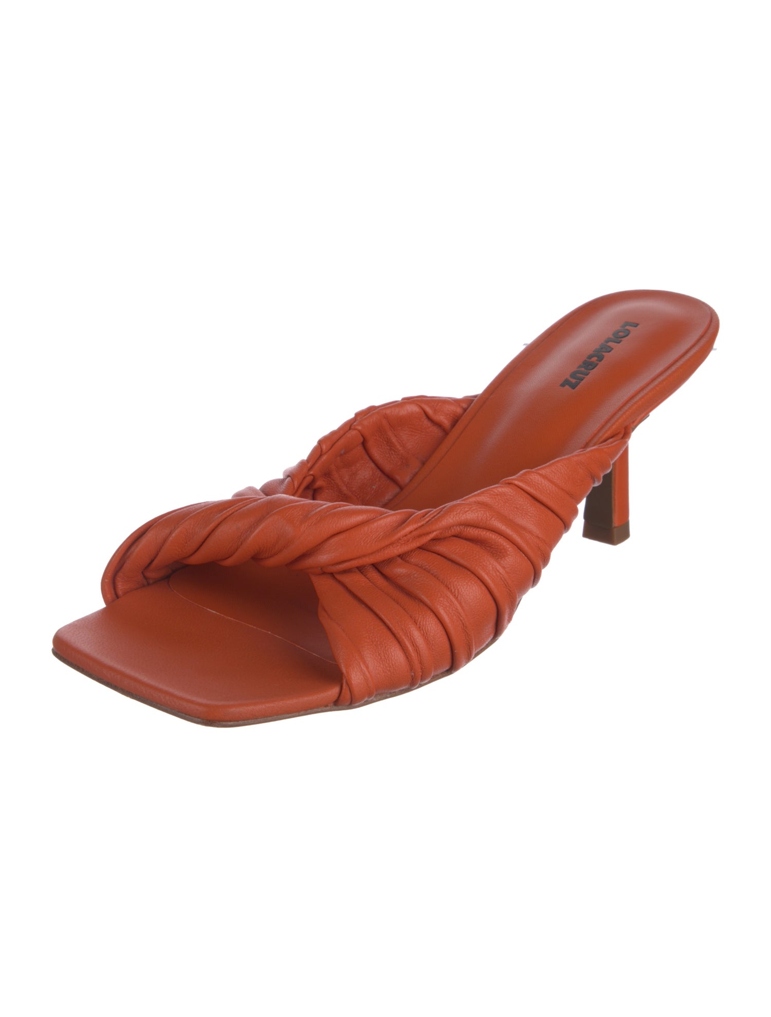 Lola Cruz Leather Slides