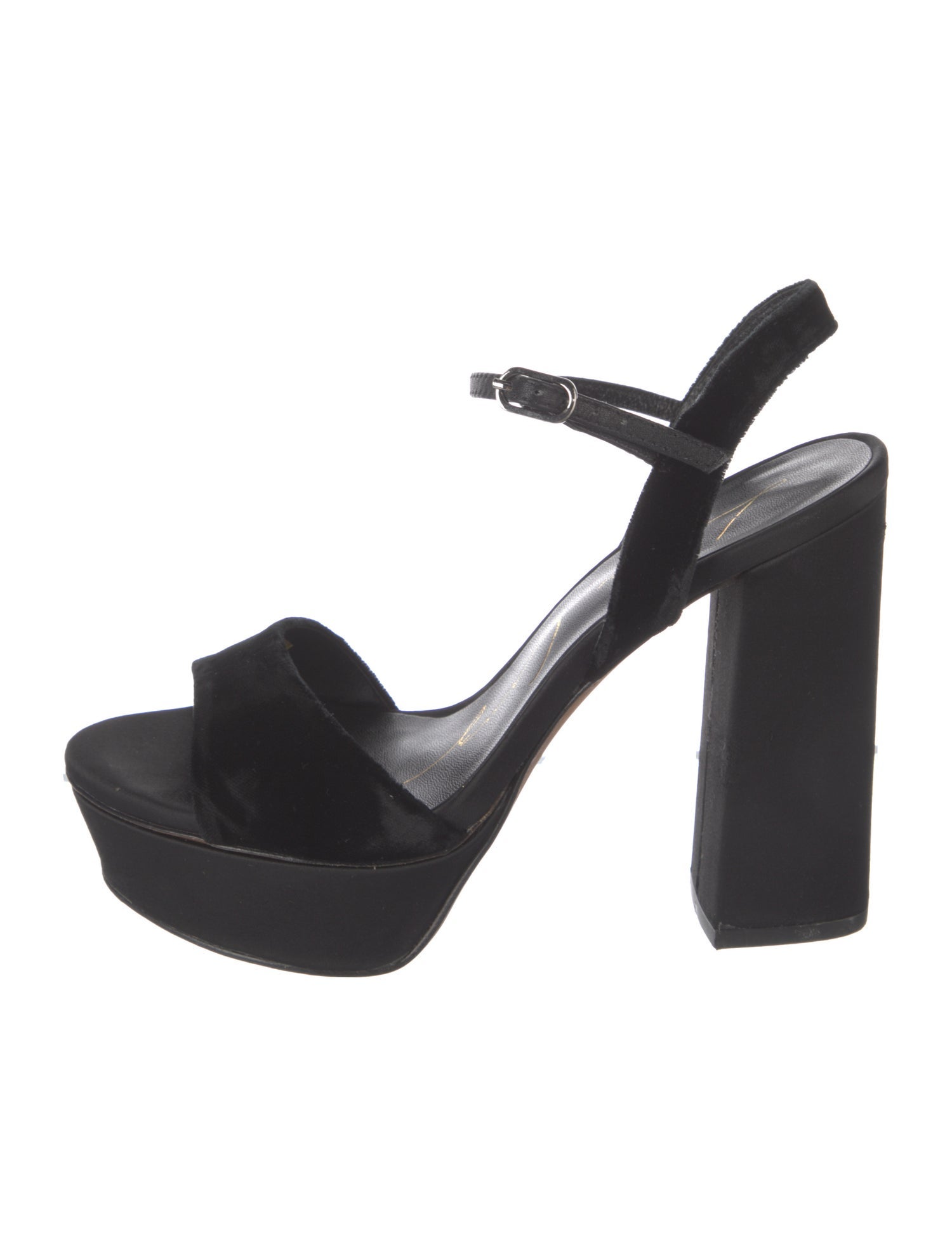 Lola Cruz Velvet Slingback Pumps