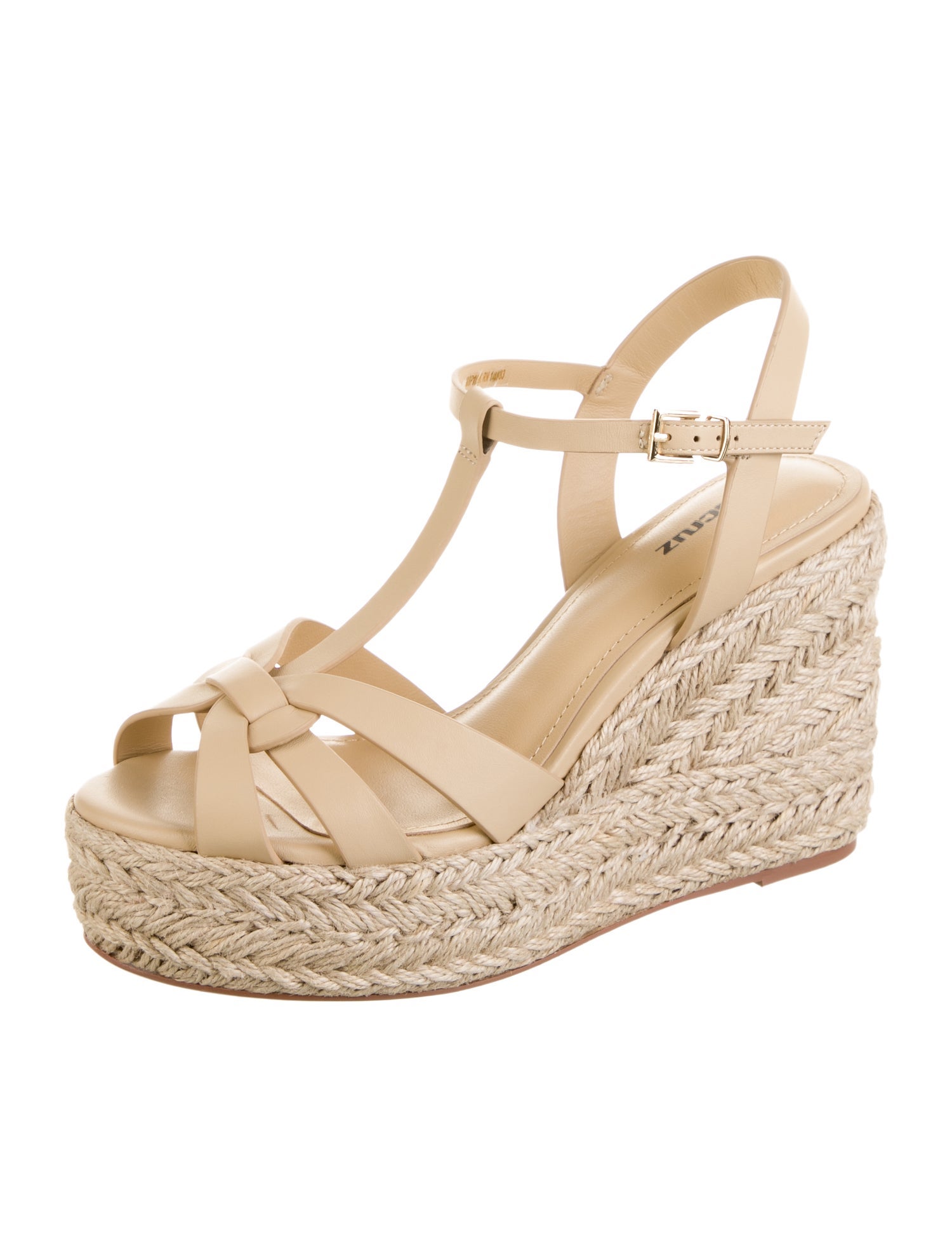 Lola Cruz Leather Espadrilles